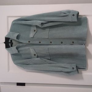 Forever 21 Mint Green Corduroy Shacket (M)